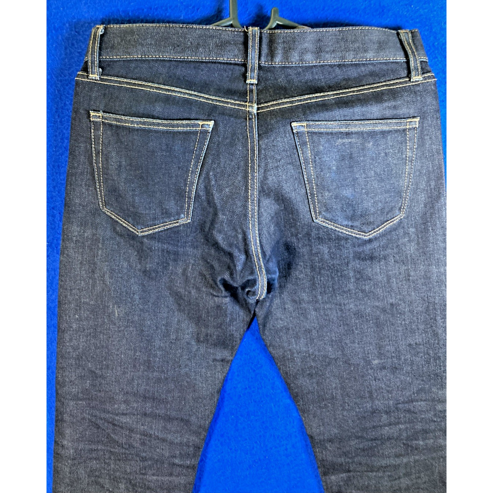 Uniqlo Women's Selvedge Slim Straight Jeans Japanese Kaihara Denim Size 4 - Picture 7 of 16